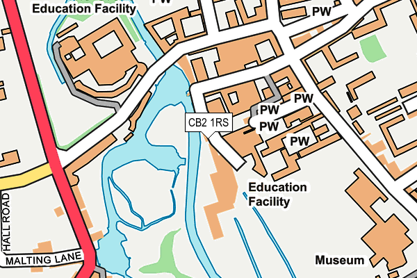 CB2 1RS map - OS OpenMap – Local (Ordnance Survey)