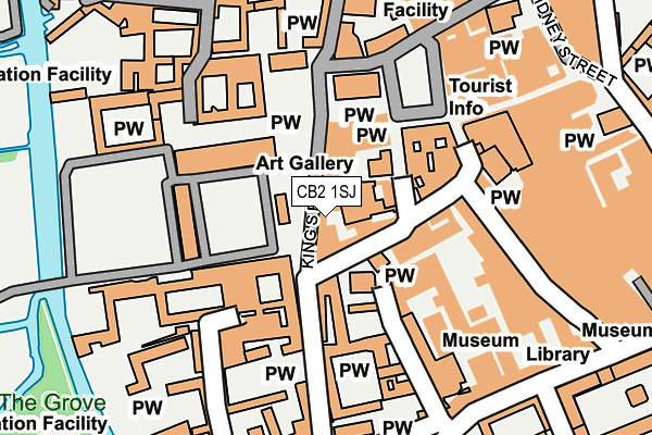 CB2 1SJ map - OS OpenMap – Local (Ordnance Survey)