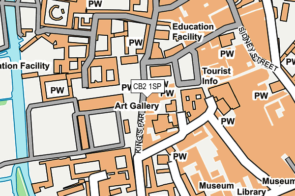 CB2 1SP map - OS OpenMap – Local (Ordnance Survey)