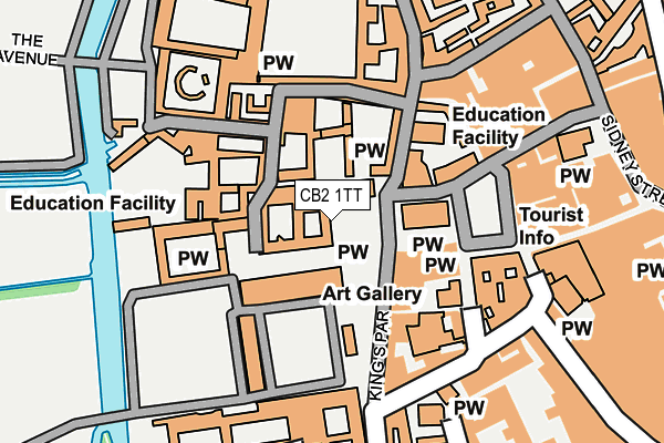 CB2 1TT map - OS OpenMap – Local (Ordnance Survey)