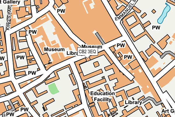 CB2 3EQ map - OS OpenMap – Local (Ordnance Survey)