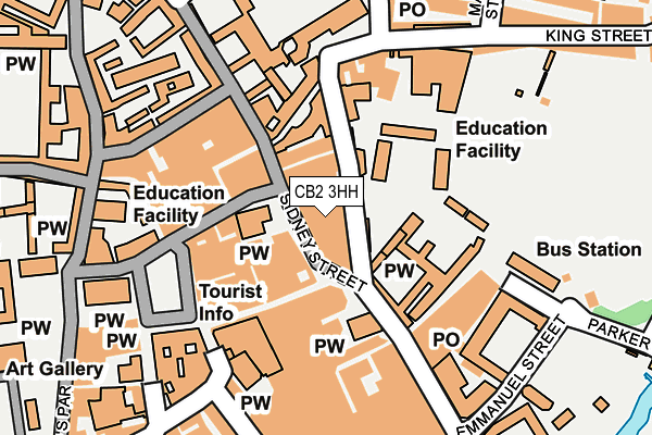 CB2 3HH map - OS OpenMap – Local (Ordnance Survey)