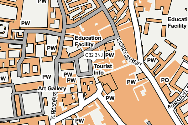 CB2 3NJ map - OS OpenMap – Local (Ordnance Survey)