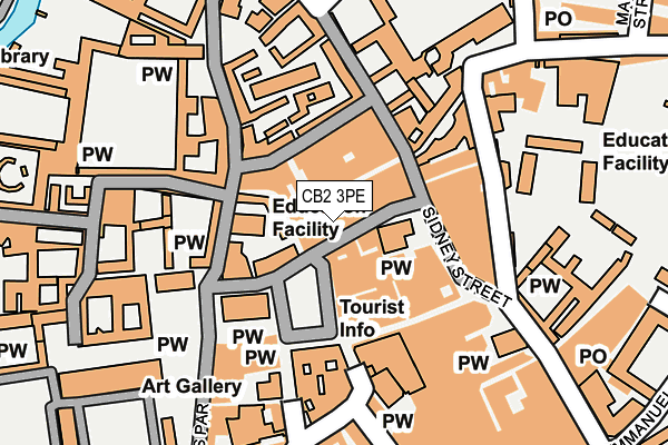 CB2 3PE map - OS OpenMap – Local (Ordnance Survey)