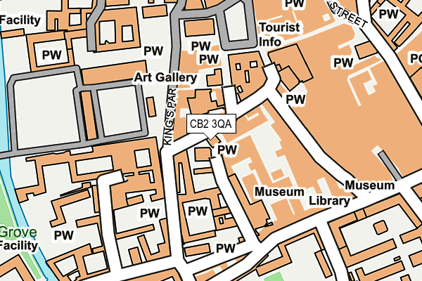 CB2 3QA map - OS OpenMap – Local (Ordnance Survey)