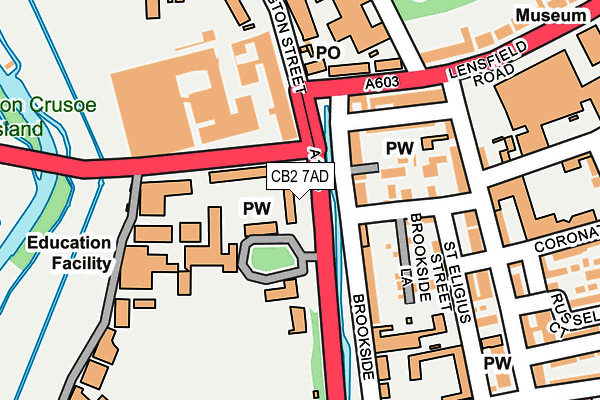 Map of LEYS ENTERPRISES (CAMBRIDGE) LIMITED at local scale