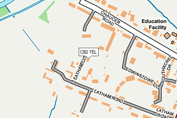 CB2 7EL map - OS OpenMap – Local (Ordnance Survey)