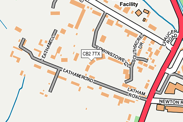 CB2 7TX map - OS OpenMap – Local (Ordnance Survey)