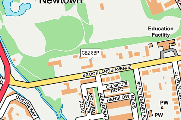 CB2 8BP map - OS OpenMap – Local (Ordnance Survey)