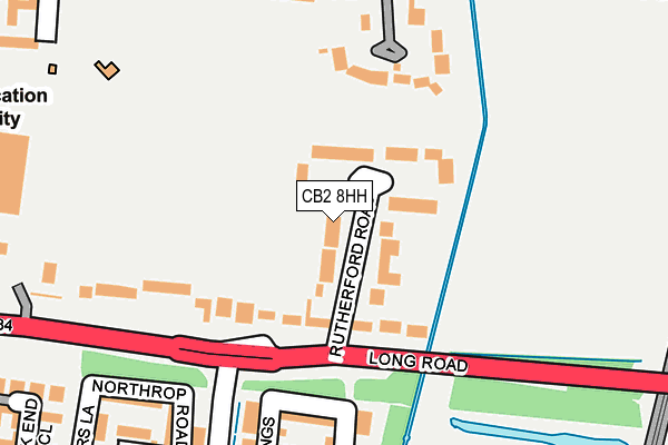 CB2 8HH map - OS OpenMap – Local (Ordnance Survey)