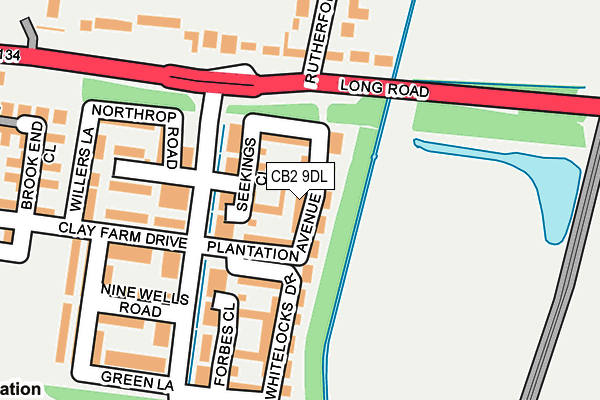 CB2 9DL map - OS OpenMap – Local (Ordnance Survey)