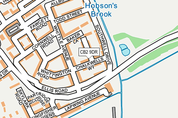 CB2 9DR map - OS OpenMap – Local (Ordnance Survey)