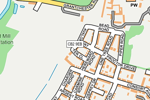 CB2 9EB map - OS OpenMap – Local (Ordnance Survey)