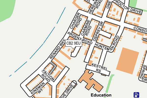 CB2 9EU map - OS OpenMap – Local (Ordnance Survey)