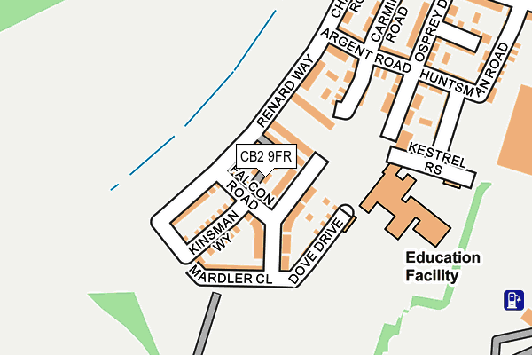CB2 9FR map - OS OpenMap – Local (Ordnance Survey)