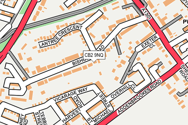 CB2 9NQ map - OS OpenMap – Local (Ordnance Survey)