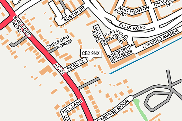 CB2 9NX map - OS OpenMap – Local (Ordnance Survey)