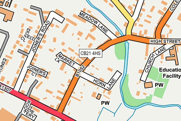 Map of ALTJ @ CAMBRIDGE COM LTD at local scale
