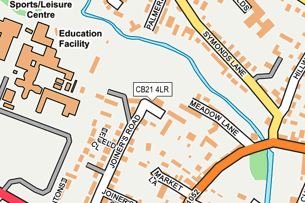 CB21 4LR map - OS OpenMap – Local (Ordnance Survey)