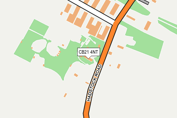 CB21 4NT map - OS OpenMap – Local (Ordnance Survey)
