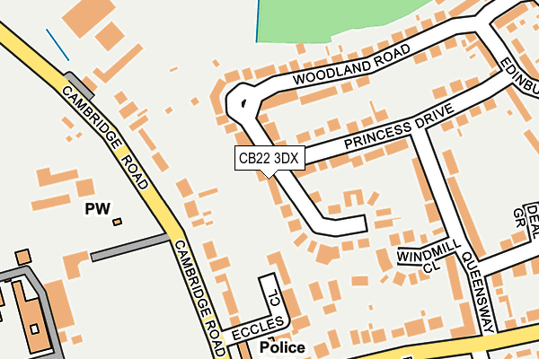 Map of IMPALA MANAGEMENT COMPANY LIMITED at local scale