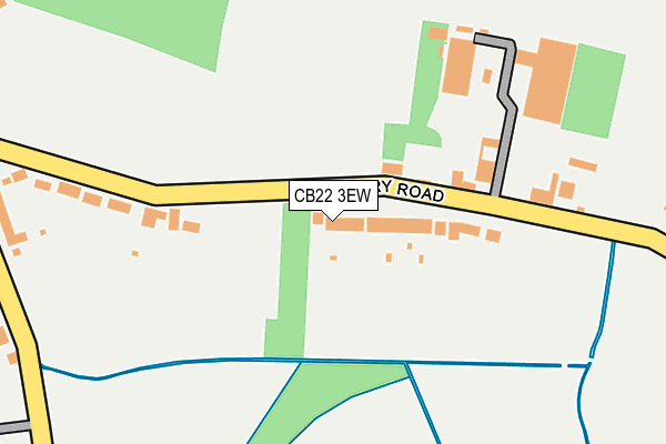 CB22 3EW map - OS OpenMap – Local (Ordnance Survey)