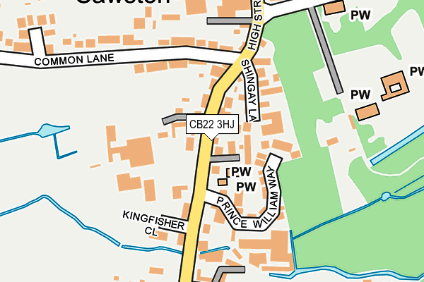 Map of CAMBRIDGE AREA TRAINING LTD at local scale