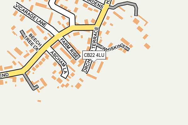 CB22 4LU map - OS OpenMap – Local (Ordnance Survey)