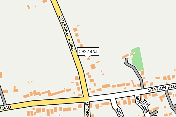 CB22 4NJ map - OS OpenMap – Local (Ordnance Survey)