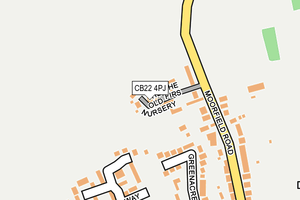 CB22 4PJ map - OS OpenMap – Local (Ordnance Survey)