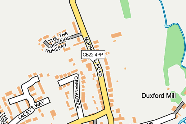 Map of DUXFORD TAVERNS LIMITED at local scale