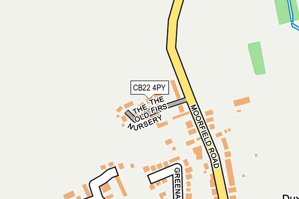 CB22 4PY map - OS OpenMap – Local (Ordnance Survey)