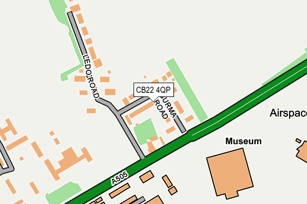 CB22 4QP map - OS OpenMap – Local (Ordnance Survey)