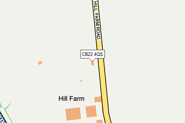 CB22 4QS map - OS OpenMap – Local (Ordnance Survey)