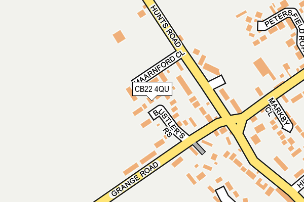 CB22 4QU map - OS OpenMap – Local (Ordnance Survey)