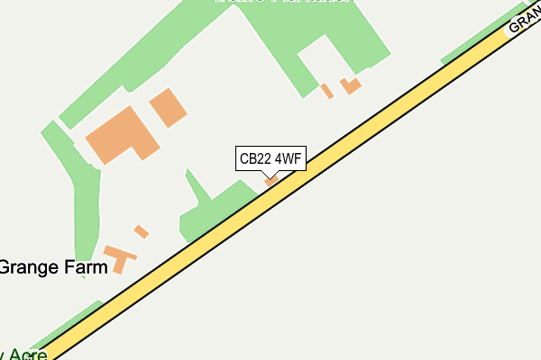 CB22 4WF map - OS OpenMap – Local (Ordnance Survey)