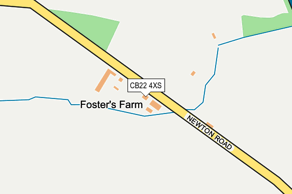 CB22 4XS map - OS OpenMap – Local (Ordnance Survey)