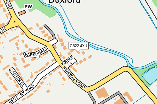 CB22 4XU map - OS OpenMap – Local (Ordnance Survey)
