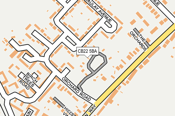 CB22 5BA map - OS OpenMap – Local (Ordnance Survey)