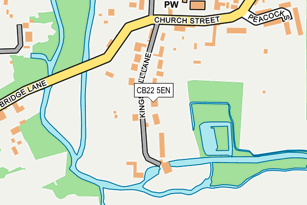 CB22 5EN map - OS OpenMap – Local (Ordnance Survey)