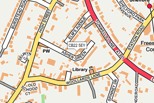 Map of RAYMENT'S GARAGE LIMITED at local scale