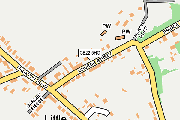Map of THE LYME CLINIC LTD at local scale