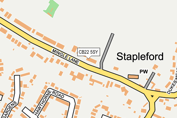 Map of SWH PROPERTY LTD. at local scale