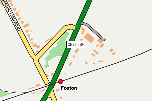 Map of FOXTON CARS LTD at local scale