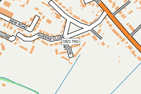 CB22 7NQ map - OS OpenMap – Local (Ordnance Survey)