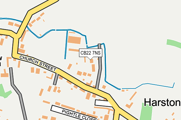 CB22 7NS map - OS OpenMap – Local (Ordnance Survey)