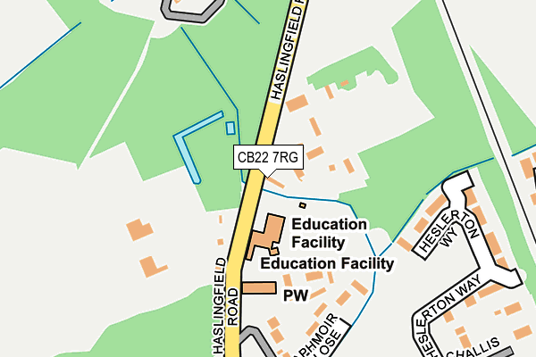 Map of EVERSDEN CONSTRUCTION LIMITED at local scale