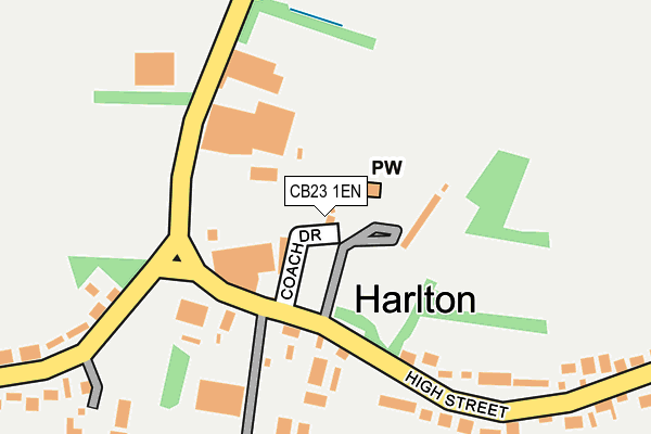 CB23 1EN map - OS OpenMap – Local (Ordnance Survey)