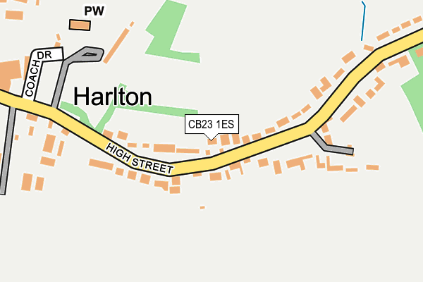 Map of HARLTON HUMBLEBEE LTD at local scale