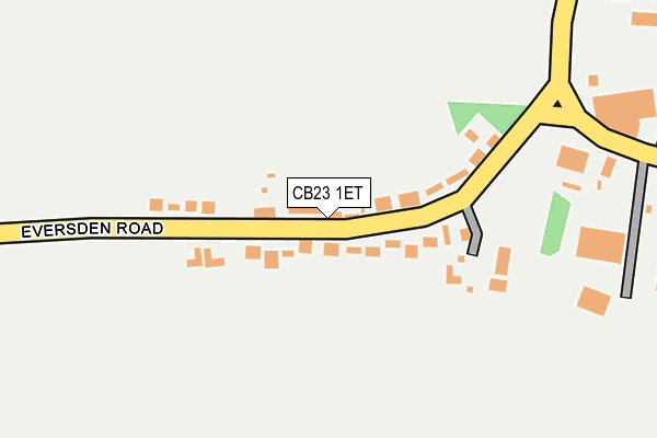 CB23 1ET map - OS OpenMap – Local (Ordnance Survey)